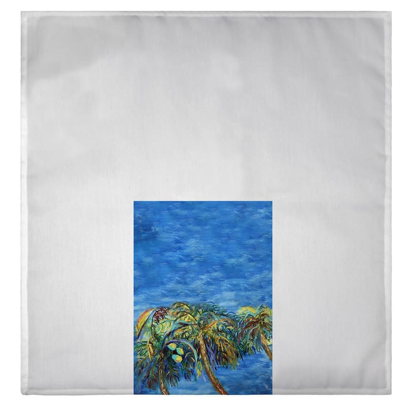 Midnight Palms Guest Towel - 20x20