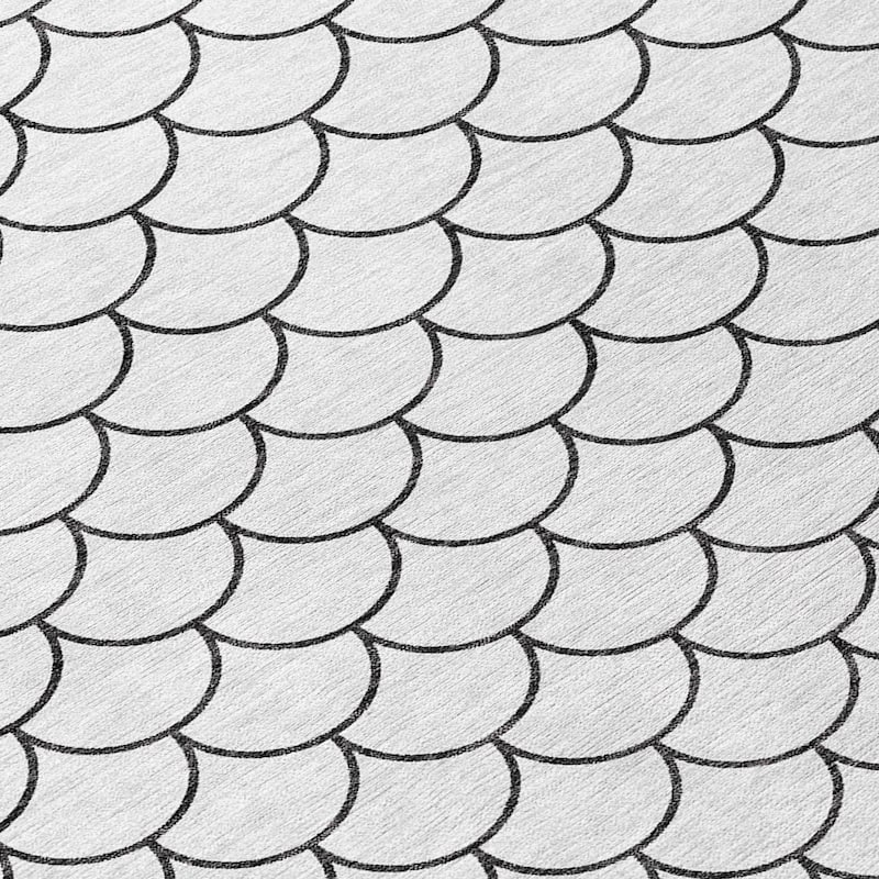 Machine Washable Indoor/ Outdoor Chantille Modern Geo Rug