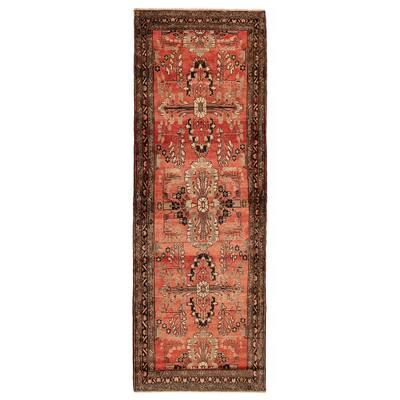 ECARPETGALLERY Hand-knotted Andelz Dark Copper Wool Rug - 3'7 x 10'2