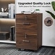 preview thumbnail 23 of 44, 2-Drawer Rolling Wood File Cabinet with Lock