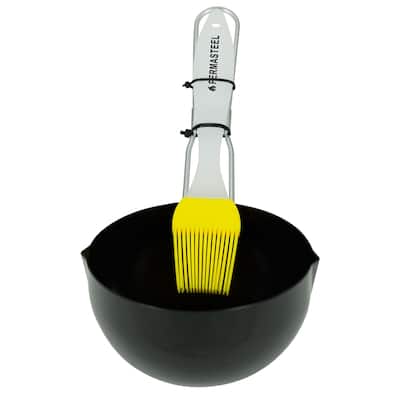 Permasteel Basting Brush and Bowl
