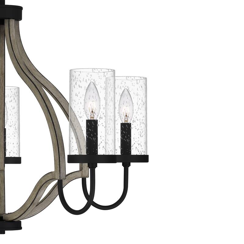 Cornelia 5-Light Matte Black Chandelier