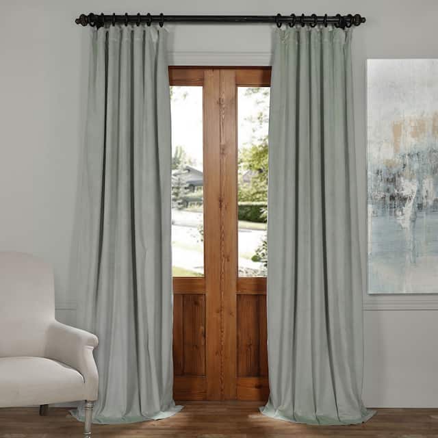 Exclusive Fabrics Signature Velvet Blackout Curtain (1 Panel)