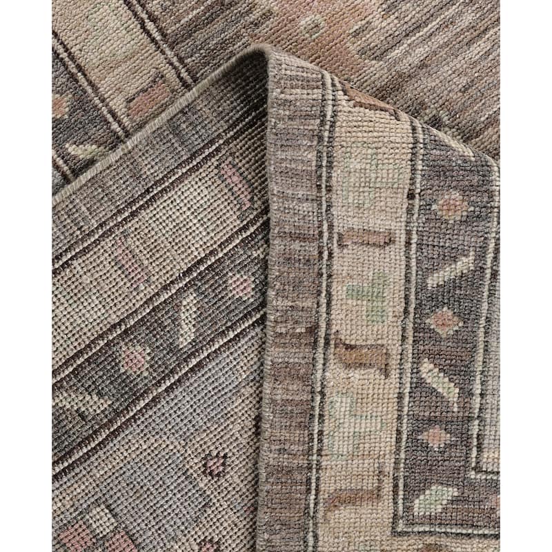 Oushak One-of-a-Kind Hand-Knotted Area Rug - Brown - 10' 2" x 13' 8"