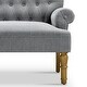 preview thumbnail 31 of 70, Moser Bay Arete Upholstered Tufted Settee Chesterfield Style Loveseat, Velvet or Linen