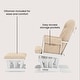 preview thumbnail 25 of 97, Child Craft Tranquil Glider Rocker and Ottoman Set