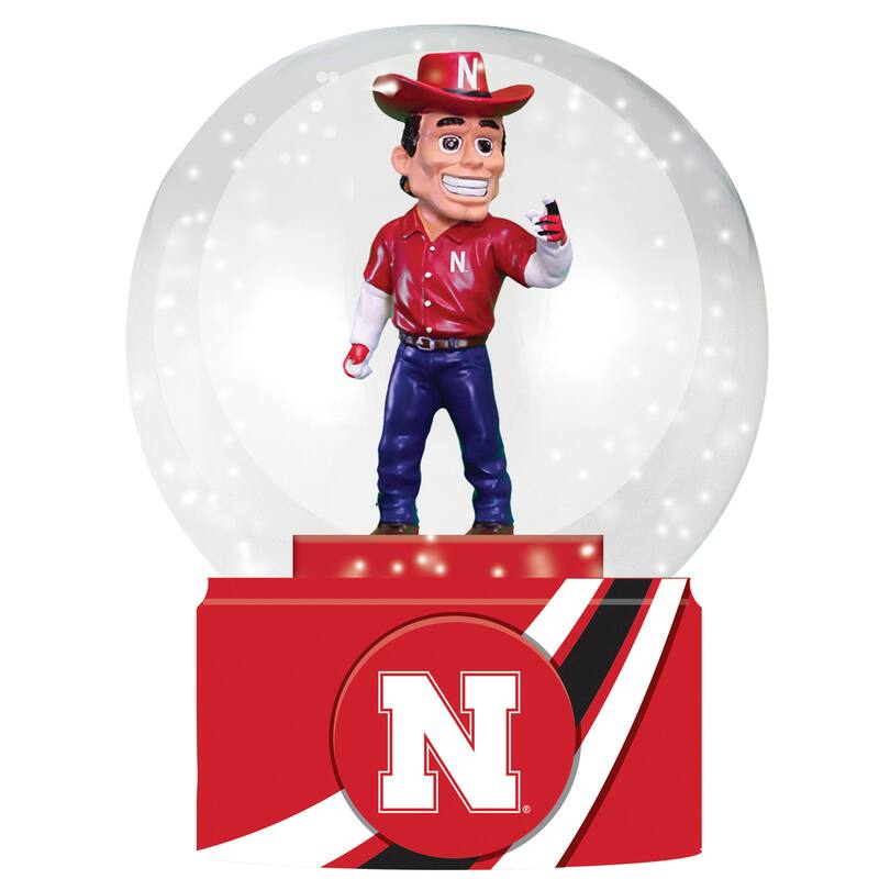 University of Nebraska 5 in. Glass Tabletop Snow Globe