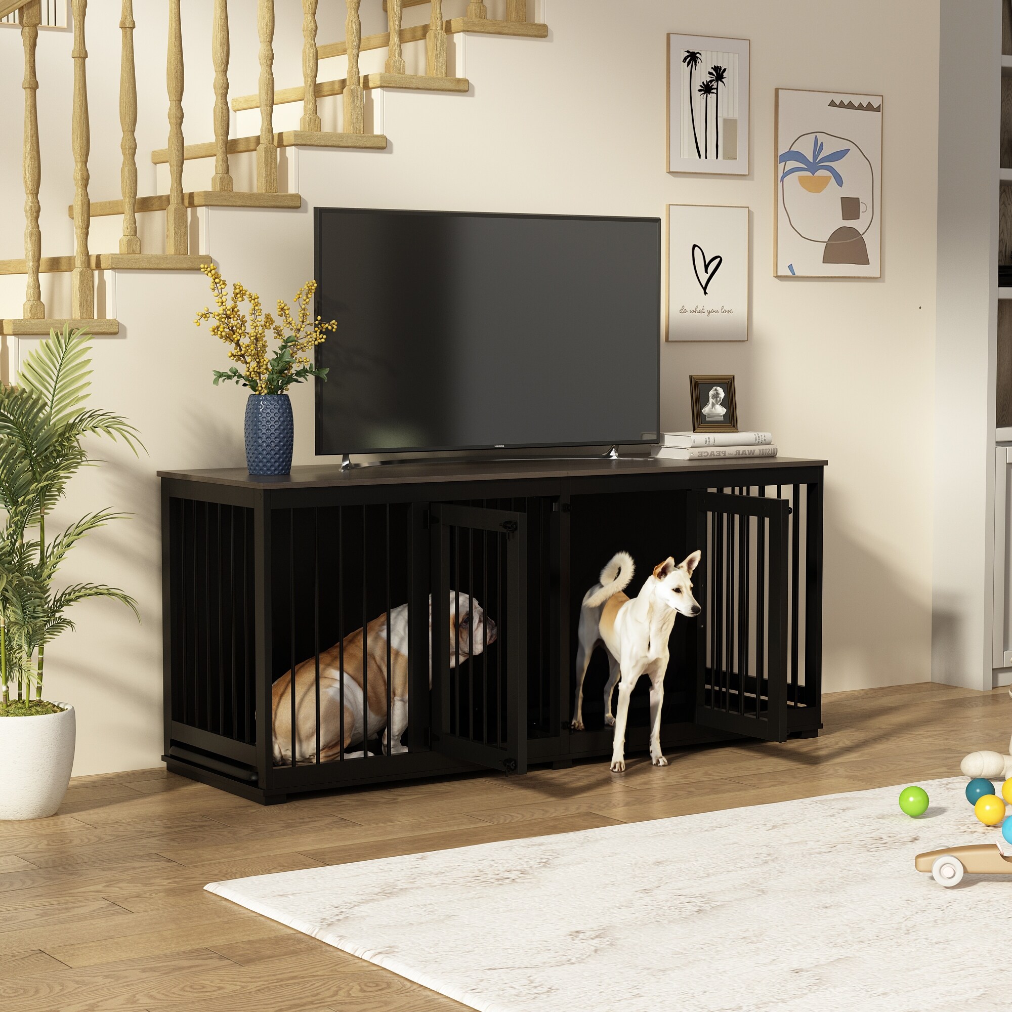 Dog crate room divider 2025