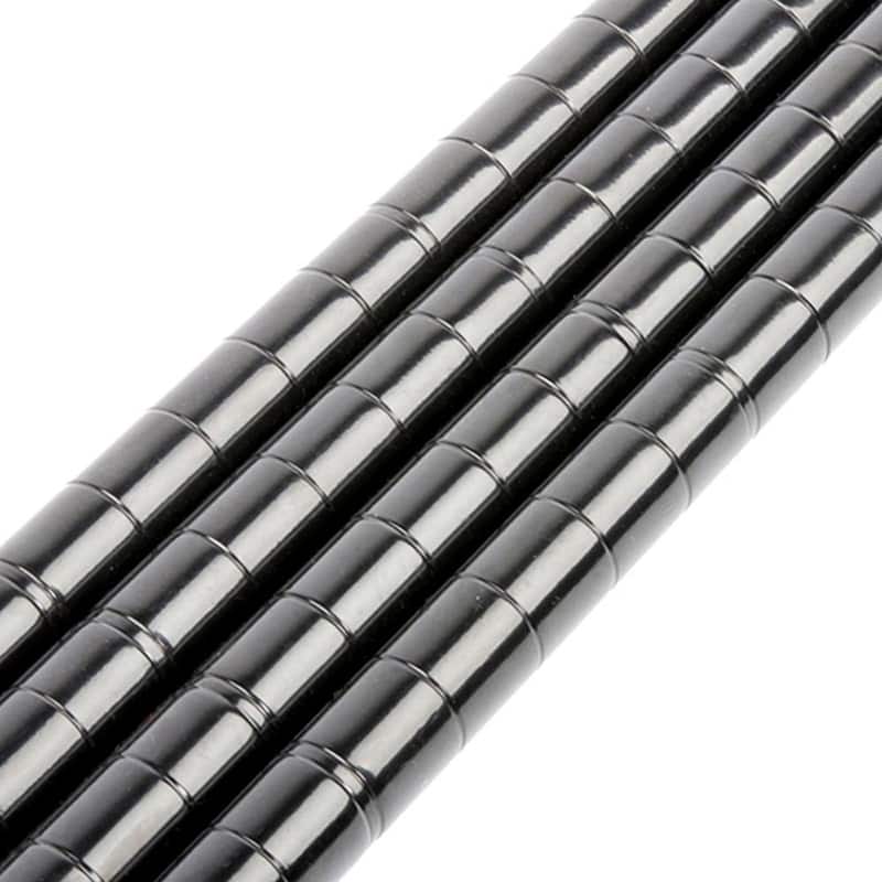 5-Shelf Adjustable Floor Standing Carbon Steel Storage Rack Black