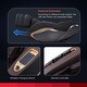 preview thumbnail 26 of 26, Ghaw Modern Faux Leather LED Zero Gravity Massage Chair with Bluetooth Speaker and USB Port by Furniture of America