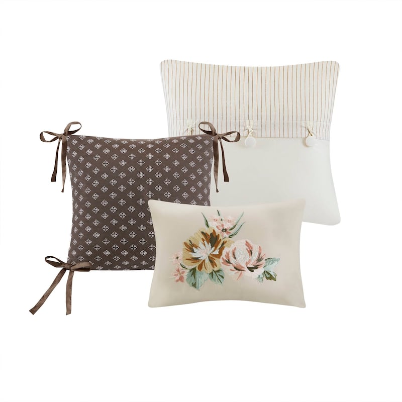 Madison Park Salara 7 Piece Vintage Floral Comforter Set