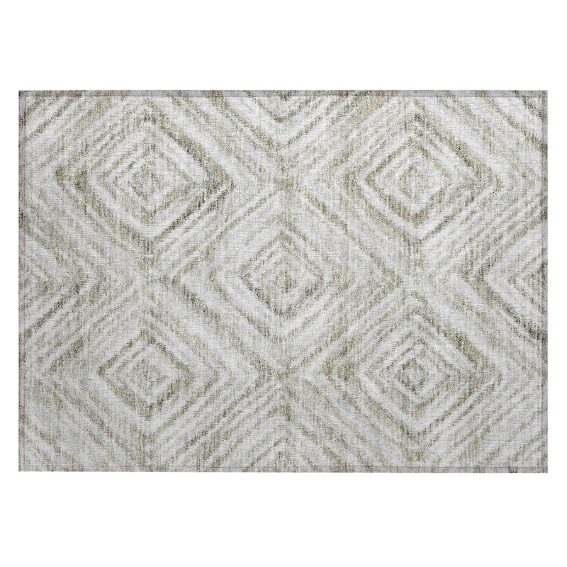 Machine Washable Indoor/ Outdoor Chantille Moroccan Boho Contemporary Rug