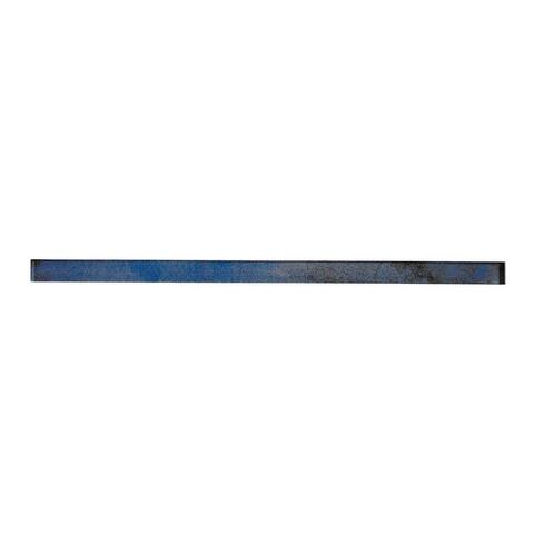 Apollo Tile 10 pack 0.6-in W x 12-in L Glass Glossy Pencil Liner Tile Trim (0.5 Sq ft/case)