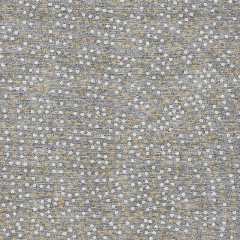 HomeRoots Polka Dot Transitional Rectangle Outdoor Rug