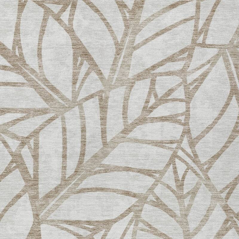 HomeRoots Floral Transitional Rectangle Outdoor Rug