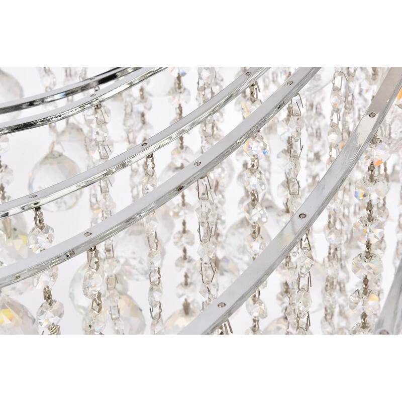 Fleur Illumination 15 light Chrome Chandelier