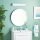 preview thumbnail 8 of 7, SAFAVIEH Lighting Gannon Vanity Bar Bathroom Sconce - 24"x4.3"x2.8"