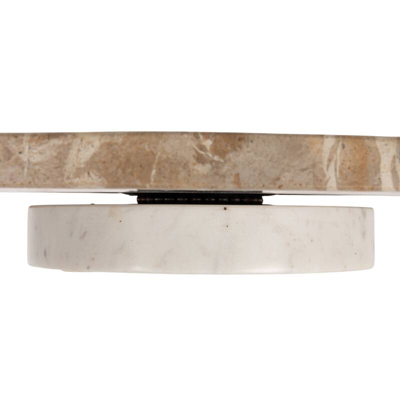 Marble Lazy Susan - 14.0"L x 14.0"W x 2.0"H - 14.0"L x 14.0"W x 2.0"H