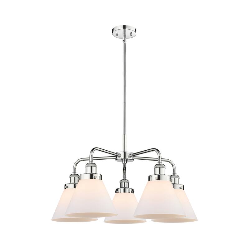Innovations Lighting Cone - 5 Light 26" Stem Hung Chandelier