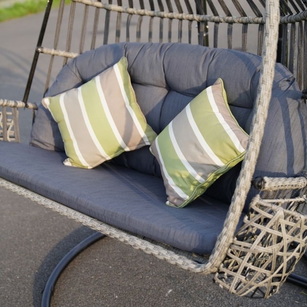 Grey cocoon swing hotsell chair