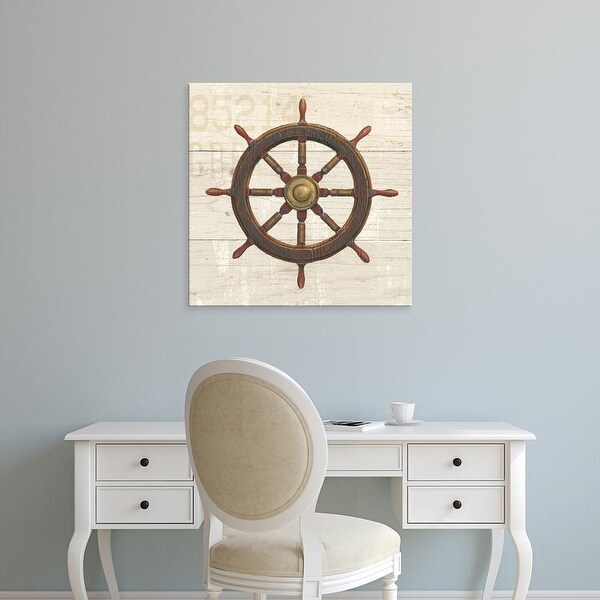 Easy Art Prints James Wiens's 'Nautique V' Premium Canvas Art