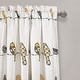 preview thumbnail 2 of 6, Lush Decor Rowley Birds Room Darkening Curtain Panel Pair