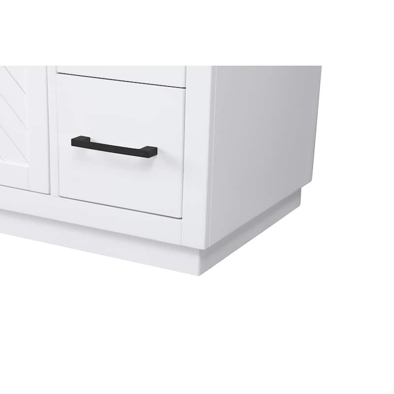 Elegant Lighting VF29036 Chase 36" Free Standing Single Basin Vanity