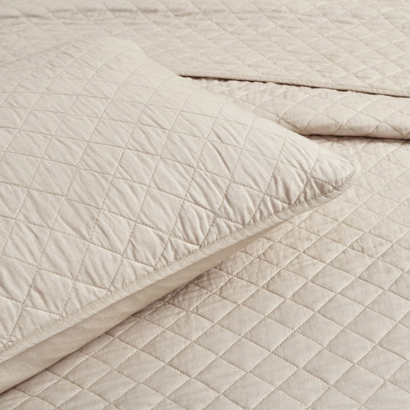 Copper Grove Balm Diamond Oversized Cotton 3-piece Quilt Set