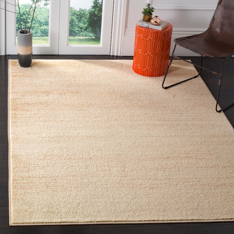 SAFAVIEH Adirondack Vera Modern Ombre Distressed Area Rug - 5'1" x 7'6" - Champagne/Cream