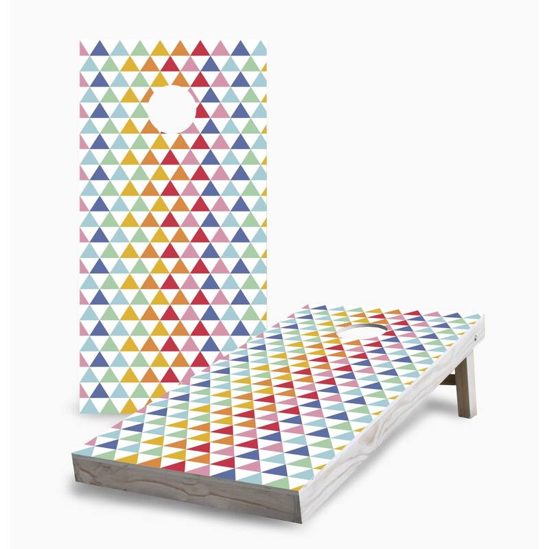 Triangle Pattern Cornhole Boards