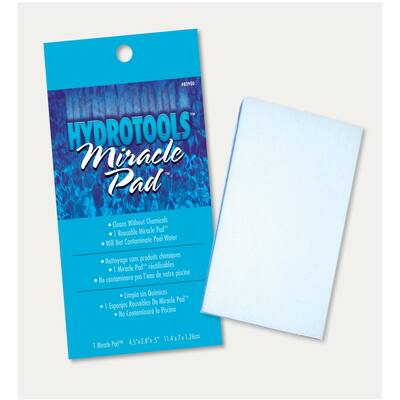 HydroTools Swimming Pool and Spa Miracle Cleaning Pad - 4.5" - Blue
