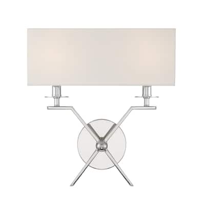 Savoy House 9-3305-2 Arondale 2 Light 15" Tall Bathroom Sconce