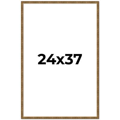 24x37 Frame Gold Picture Frame - Complete Modern Photo Frame Includes