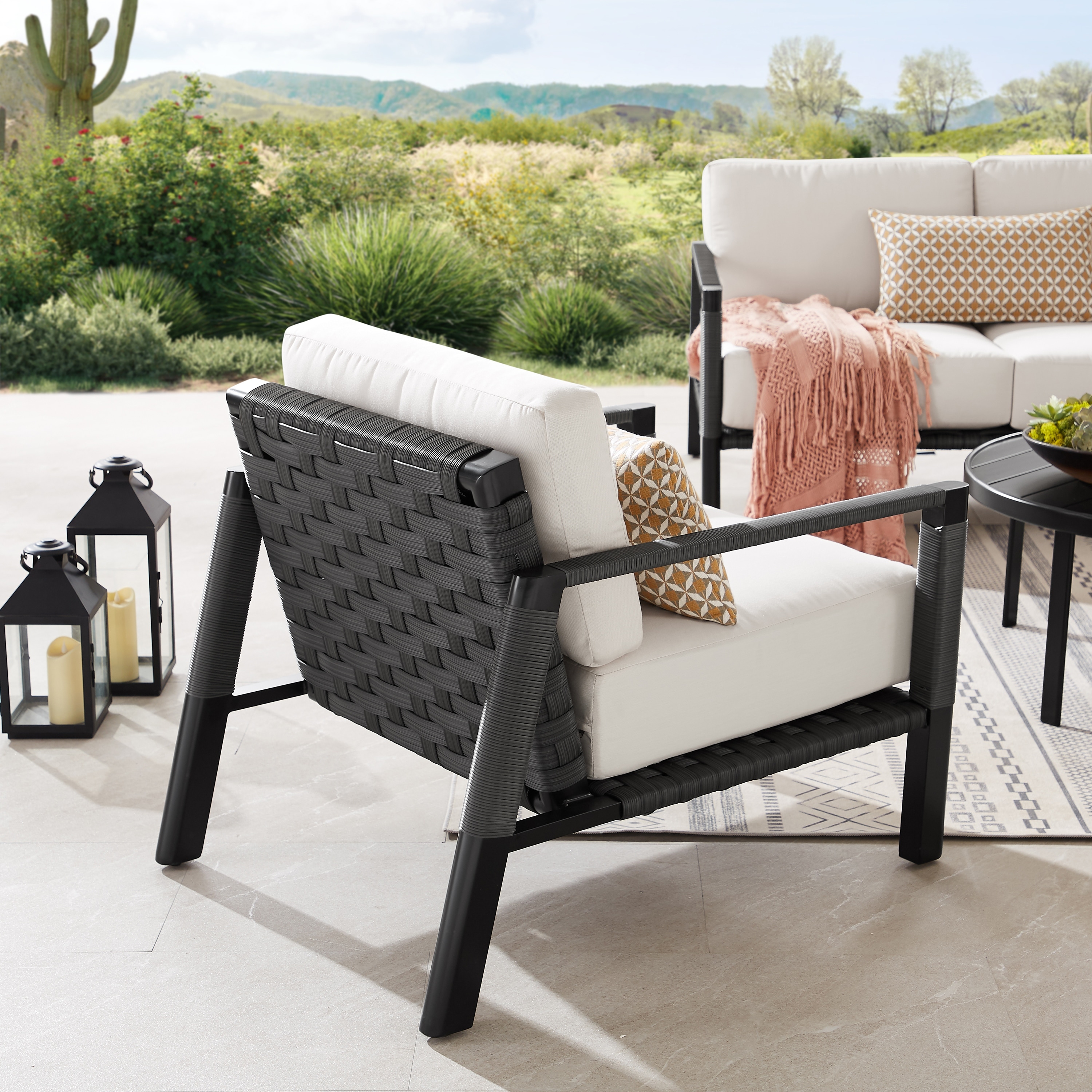 Corvus Zuza 5-piece Sunbrella Aluminum Patio Furniture