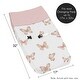 preview thumbnail 5 of 4, Sweet Jojo Designs Pink Taupe Boho Butterfly Girl Changing Pad Cover Ivory Tan Bohemian Shabby Chic Watercolor Dusty Rose Mauve