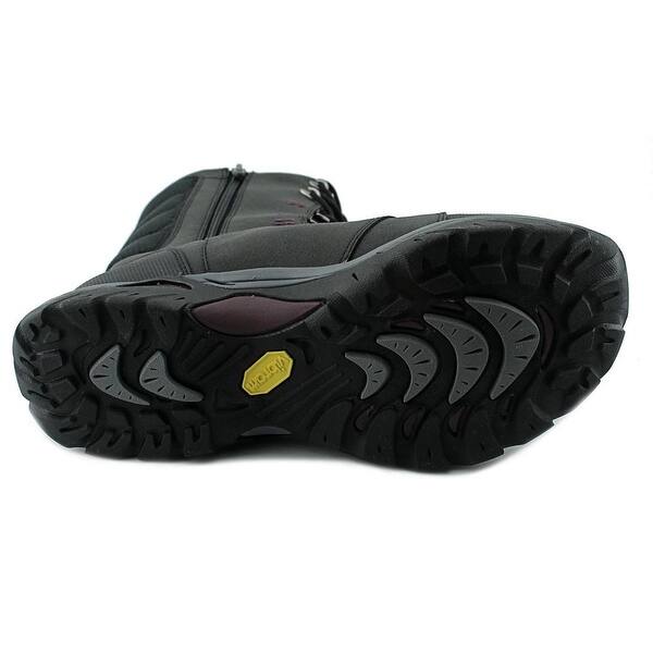 Shop Ahnu Northridge Women Round Toe Canvas Black Snow Boot