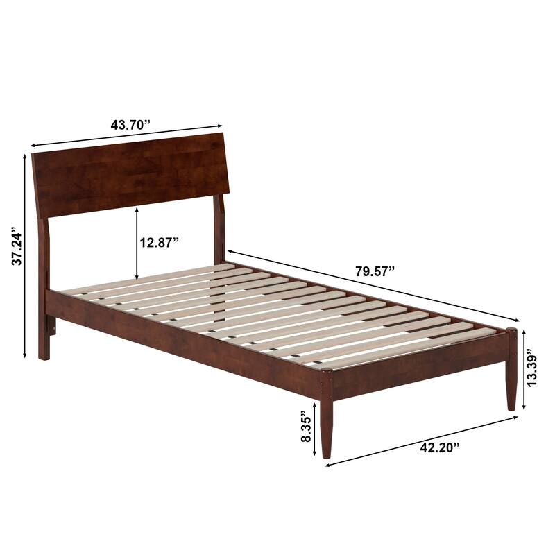 Bradford Platform Bed with Adjustable Headboard