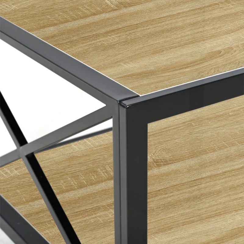 Chic Industrial-Style Coffee Table for Various Rooms