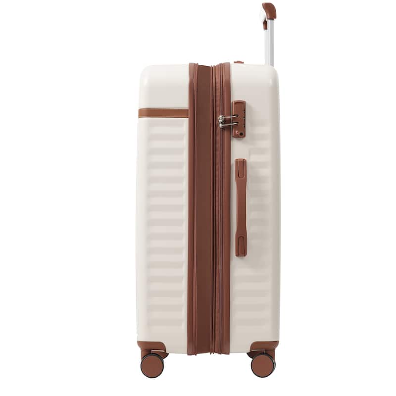 Luggage Set 5 Piece, Hardside Carry on Suitcase , Expandable Luggage with Travel Bags Spinner Wheels TSA Lock