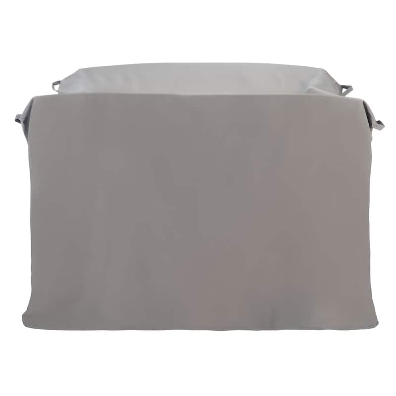 SAFAVIEH Outdoor Gela 4-Piece Set Grey Cover - 46.1" W x 48.8" L x 29.9" H - 46Wx49Dx30H