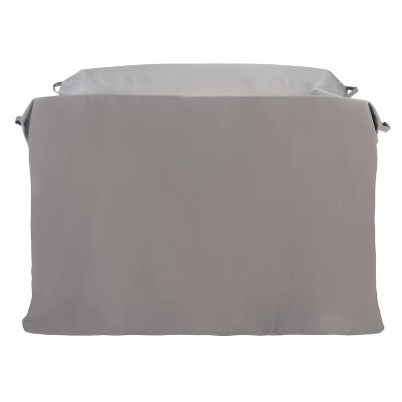SAFAVIEH Outdoor Leane 4-Piece Set Grey Cover - 46.9" W x 52.8" L x 34.6" H - 47Wx53Dx35H