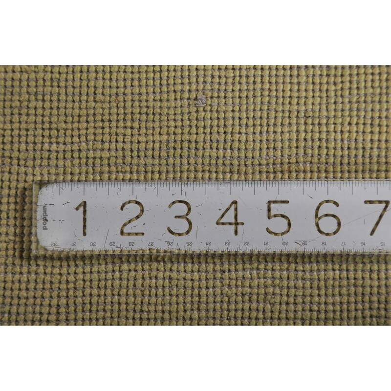 Hand Knotted Oriental 100% Wool Carpet Modern Solid Green Gabbeh Area Rug - 12' 0'' X 9' 4''
