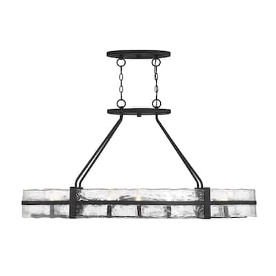 Savoy House Hudson 10 Light 48" Wide Linear Chandelier