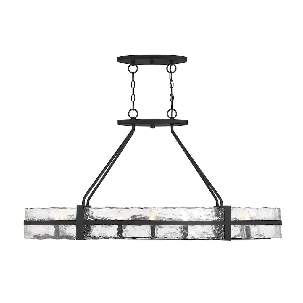 Savoy House Hudson 10 Light 48" Wide Linear Chandelier