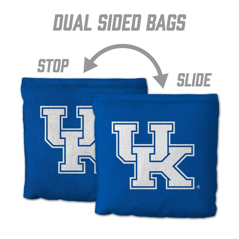 Kentucky Wildcats NCAA Dual Sided Pro Stop & Slide Cornhole Bags