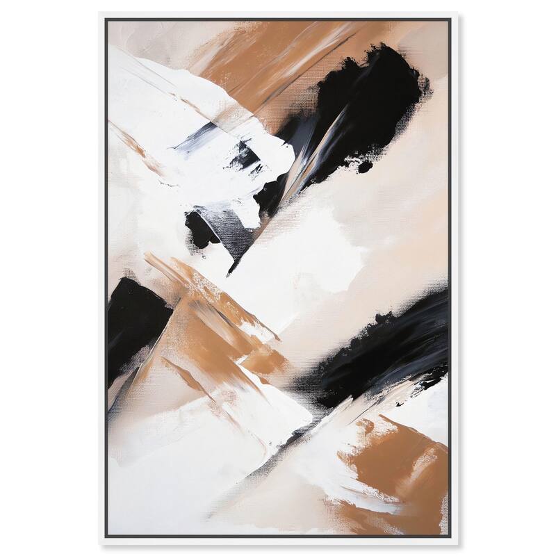 Sable and Sand II Canvas by Art Remedy - White - 36" x 54"