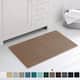 Subrtex Chenille Soft Rugs Super Water Absorbing Shower Mats - 20x32 - Brown
