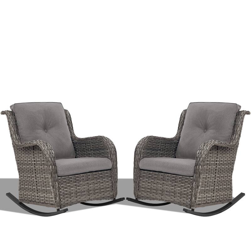 Outdoor Rocking Chair Rattan Rocker Chairs