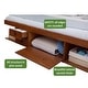 preview thumbnail 3 of 13, Copper Grove Rivne Storage Platform Bed with Drawers and Shelves