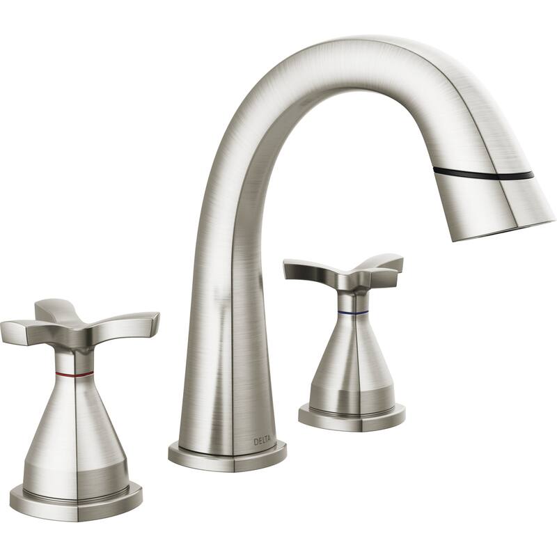 Delta 357756-PD-DST Stryke 1.2 GPM Widespread Bathroom Faucet with